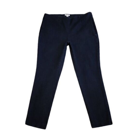 J. Jill Denim Mid-Rise Stretchy Ankle Trousers - Picture 1 of 7